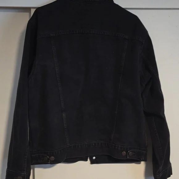 Vintage Levi Strauss & Co 70507 Black Denim Jacket Made In Colombia - Picture 8 of 8